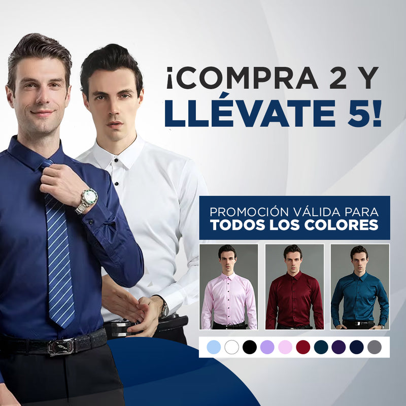 Camisa Flexible Comfort - Compra 2 y Llévate 5