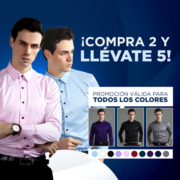 Camisa Flexible Comfort - Compra 2 y Llévate 5