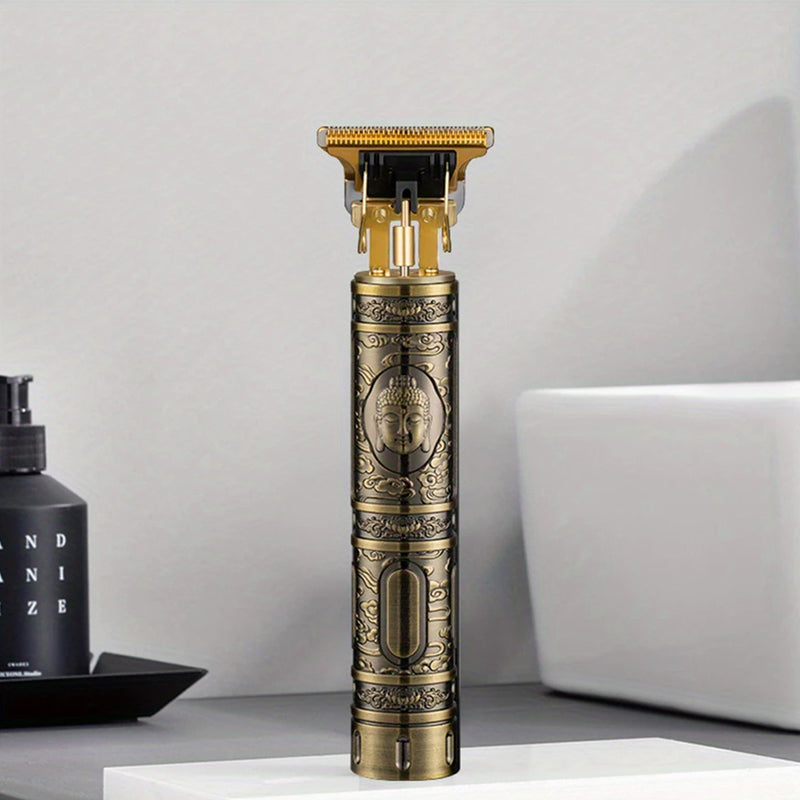 Cortapelos Eléctrico Inalámbrico Profesional – Recortadora de Barba y Cabello T9 con Cuchilla de Precisión