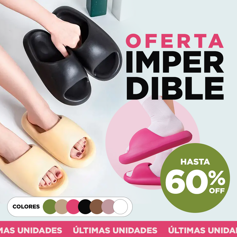 Zapatilhas suaves Antideslizantes - Comodidad y Seguridad en casa paso
