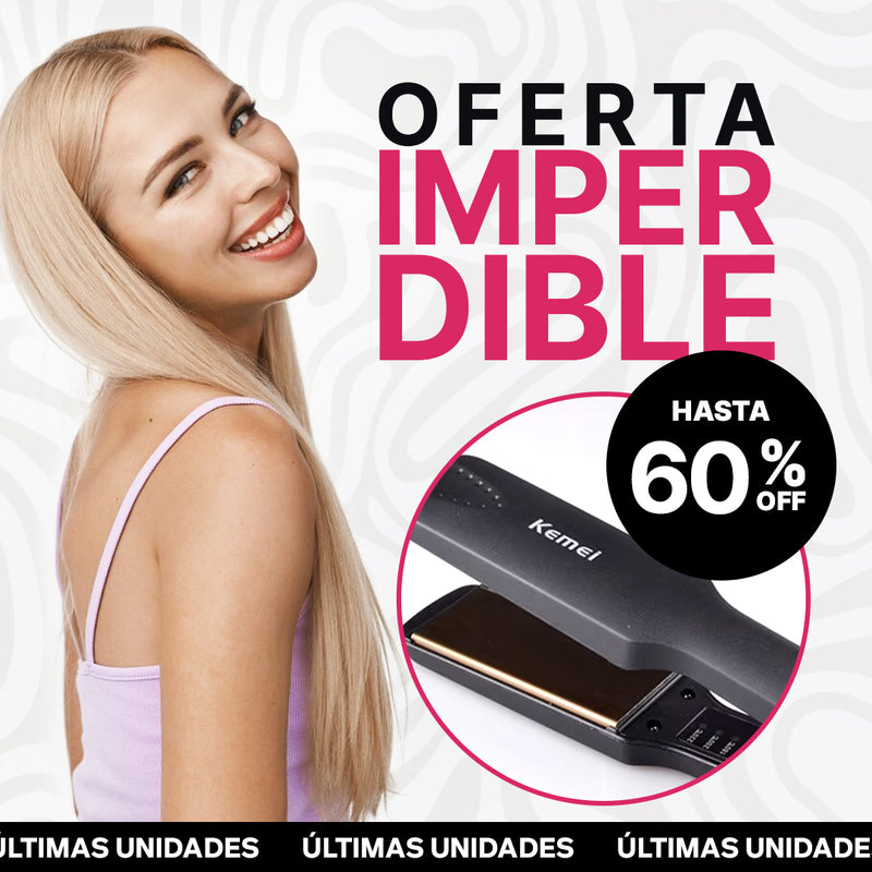 Alisador KM 329 - Transforma Tu Cabello en Minutos!