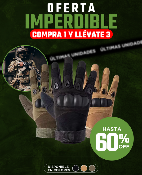 Guante Militar Táctico - Compra 1 y Llévate 3
