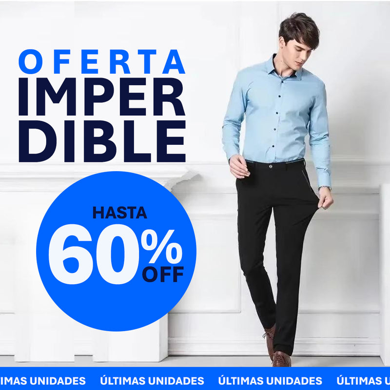 Pantalón Clásico de Sastrería - Compra 1 y Llévate 3