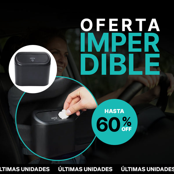 Porta Residuos para Coches - Mantén tu Coche Siempre limpio y Organizado!
