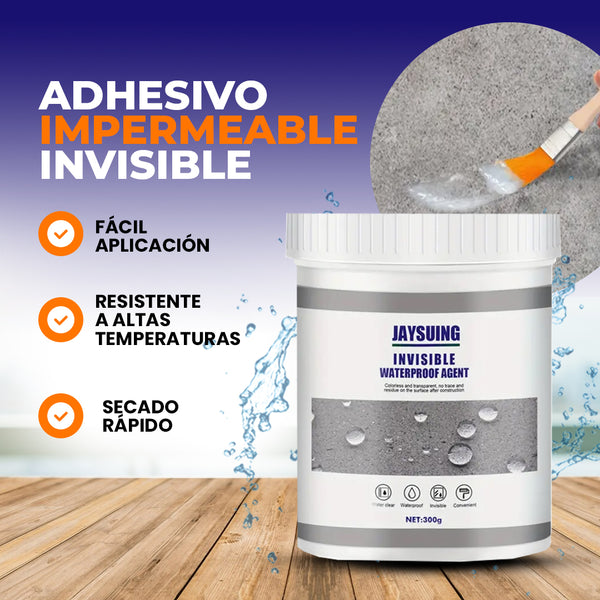 Adhesivo Impermeable Invisible - Lá Solución Instantánea para Sellar y Reparar de Forma Eficaz