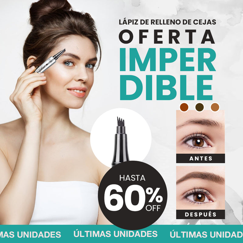 Lápiz para cejas - efecto 3D