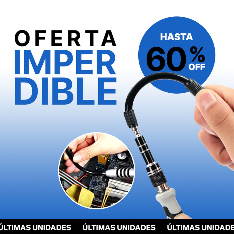 Juego de destornilladores multifunción 115 en 1