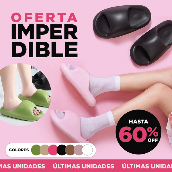 Zapatilhas suaves Antideslizantes - Comodidad y Seguridad en casa paso