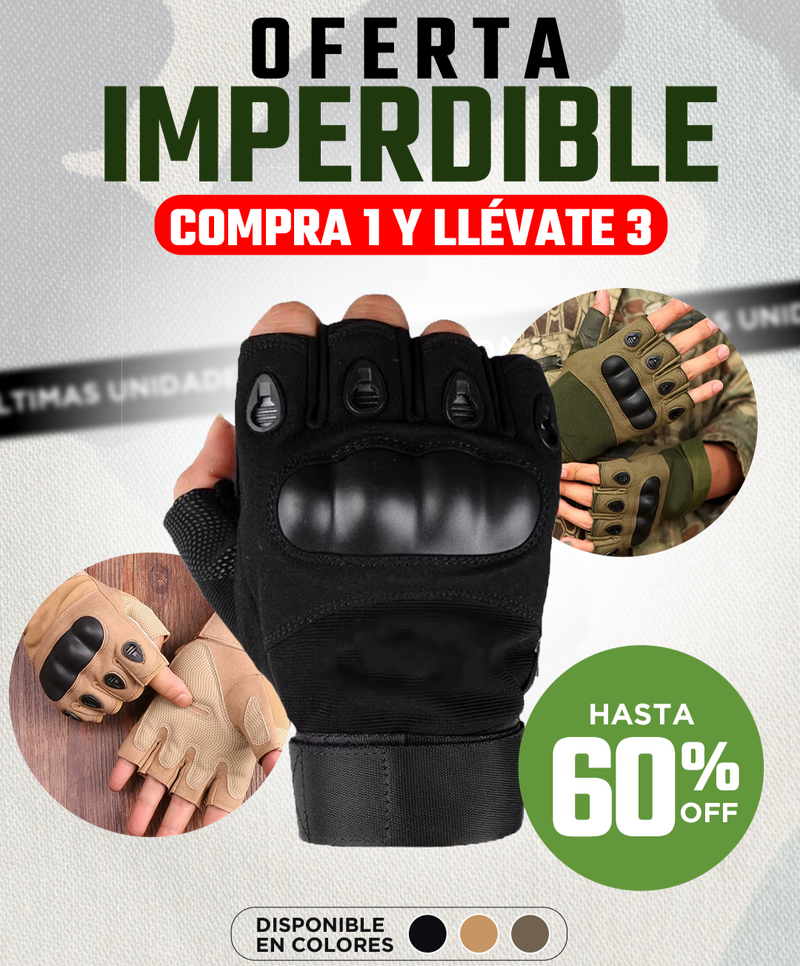 Guante Militar Táctico - Compra 1 y Llévate 3