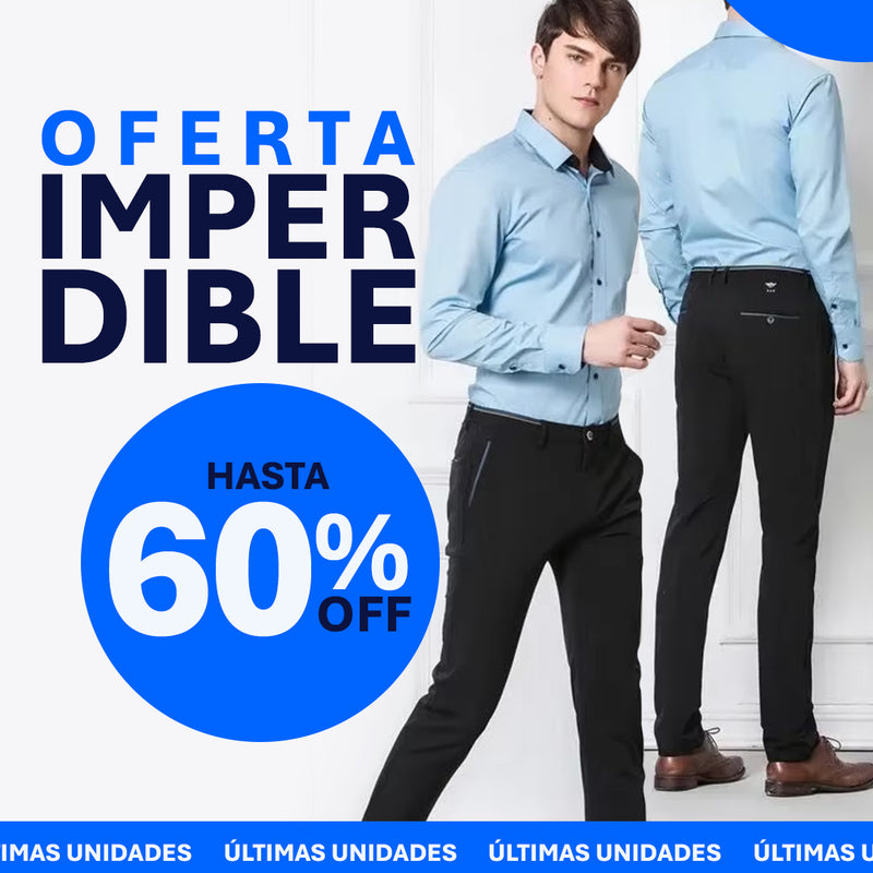Pantalón Clásico de Sastrería - Compra 1 y Llévate 3