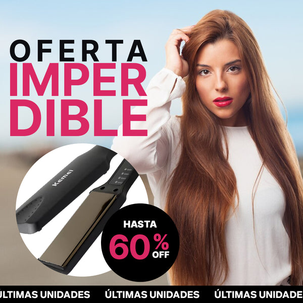 Alisador KM 329 - Transforma Tu Cabello en Minutos!