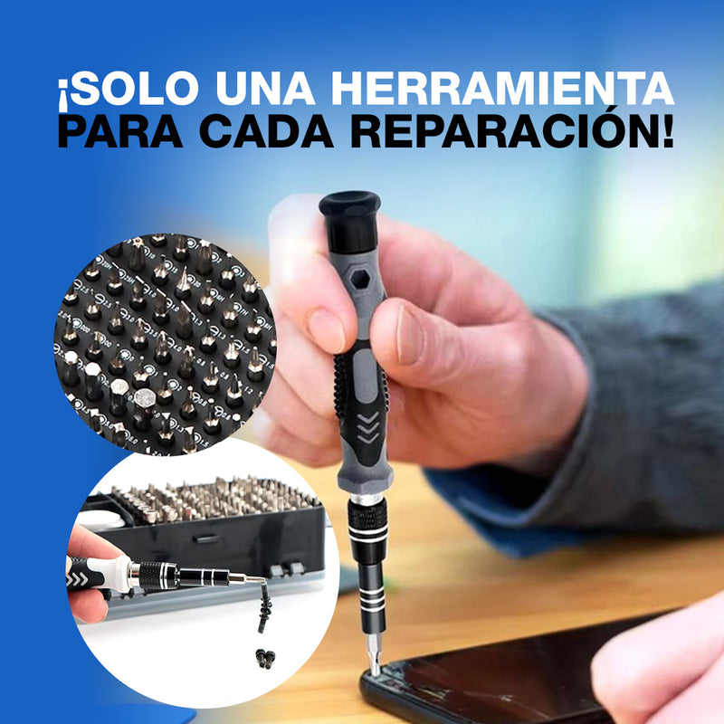 Juego de destornilladores multifunción 115 en 1