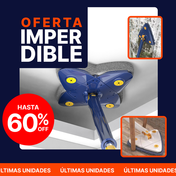 Mopa Giratoria 360 - Revoluciona la Limpieza de tu Hogar