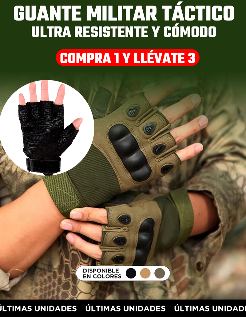 Guante Militar Táctico - Compra 1 y Llévate 3