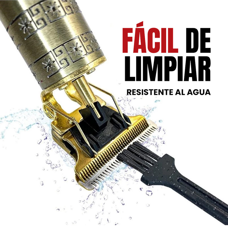 Cortapelos Eléctrico Inalámbrico Profesional – Recortadora de Barba y Cabello T9 con Cuchilla de Precisión