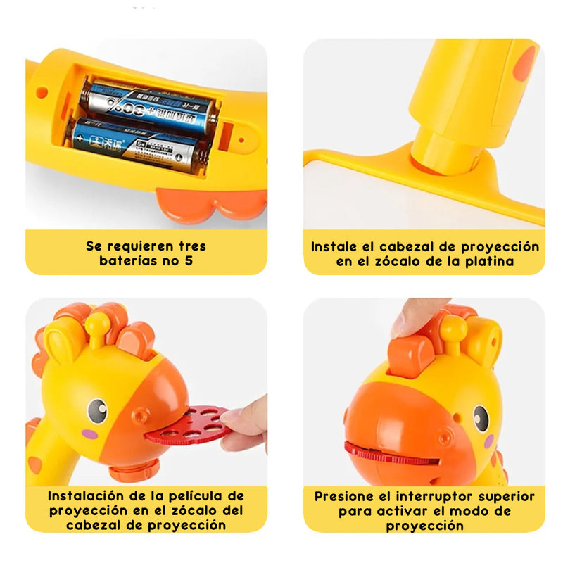 Mesa Proyector de LED para Niños