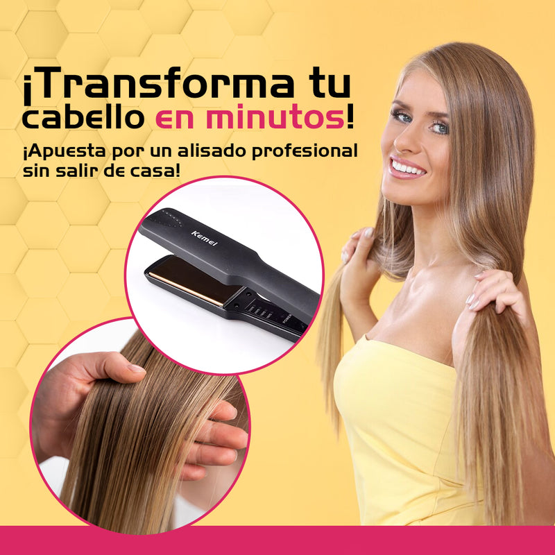 Alisador KM 329 - Transforma Tu Cabello en Minutos!