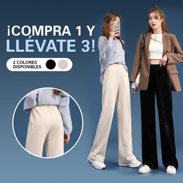 Pantalón De Terciopelo Ancho - Compra 1 Y Llévate 3!